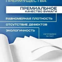 Набор ватманов чертёжных А1, 5 листов, 200 г/м&sup2;, ГОЗНАК