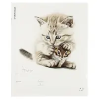 Тетрадь 12 листов в клетку ErichKrause Little Cuties, 60 г/м&sup2;, обложка мелованный картон, МИКС