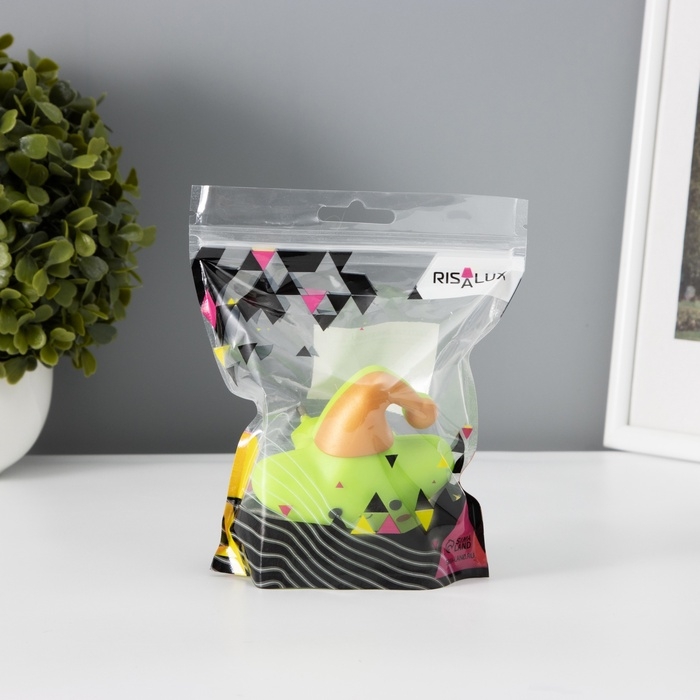 Ночник "Звездочка в колпаке" 1Вт LED зеленый 6,5х8х8,5см