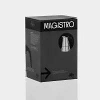 Кофеварка гейзерная Magistro Classic, на 2 чашки, 100 мл, индукция, нержавеющая сталь