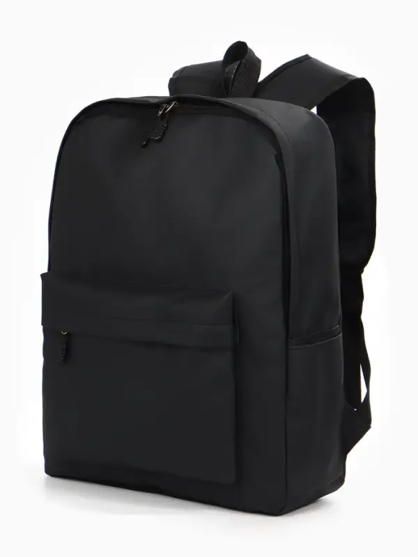 Рюкзак 31*11*40 см, 1 отд 3н/карм, Водонепронец. Однотон, черный