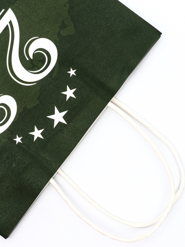 Пакет подарочный крафт Пакет подарочный крафт "С 23 Февраля!" 21 х 11 х 27 См