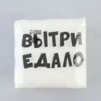Салфетки бумажные однослойные Гармония цвета &laquo;ВыТрИ ЕдАлО&raquo;, 24&times;24 см, 100 шт.