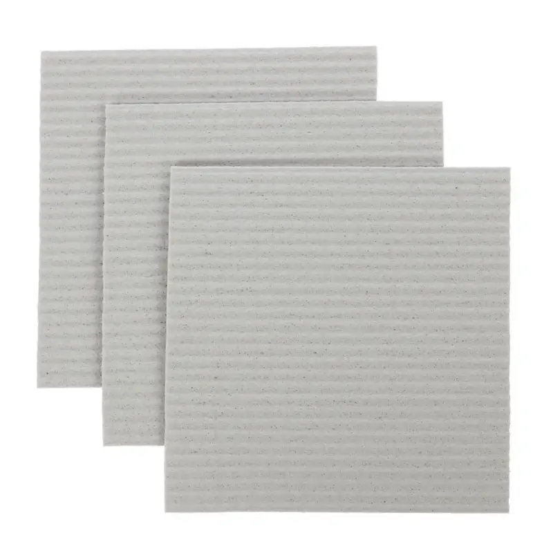 VETTA Набор салфеток универсальных 3 шт, 15х15 см, целлюлоза, серый