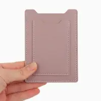Обложка для автодокументов, СТС и права, 9&times;0.3&times;12.5 см, розовая