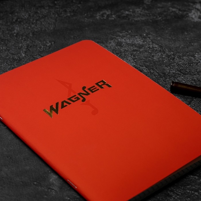 Блокнот «Wagner», софт-тач на скрепке , А5, 48 листов . Блокнот «Wagner», софт-тач на скрепке , А5, 48 листов .