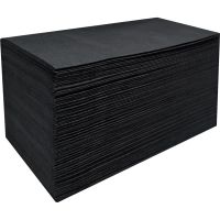 Салфетки бумажные 2сл 33х33см 1/8 слож черные 100шт/уп