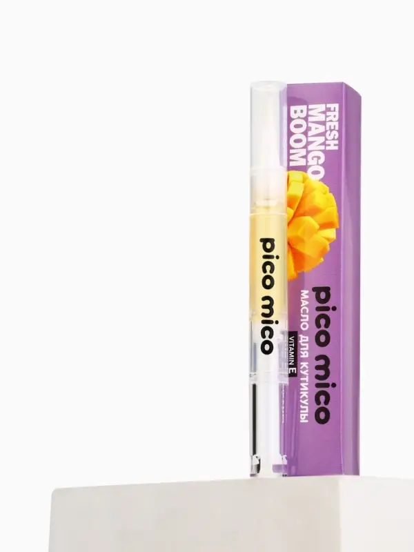 Масло для кутикулы в карандаше Fresh mango boom, 2 г, аромат манго, PICO MICO