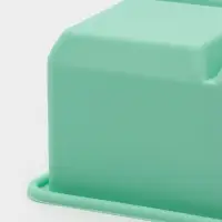 Форма для льда и заготовок Доляна &laquo;Кубик&raquo;, силикон, 16&times;11&times;4.8 см, 6 ячеек (4.6&times;4.6 см), бирюзовая