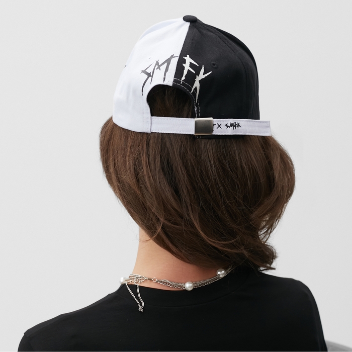 Кепка MINAKU, цвет чёрно-белый, размер 56-58 Кепка MINAKU, цвет чёрно-белый, размер 56-58