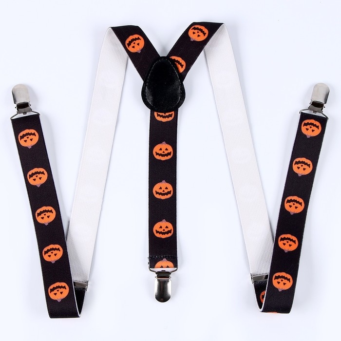 Карнавальные подтяжки «Весёлые тыковки» Карнавальные подтяжки «Весёлые тыковки»