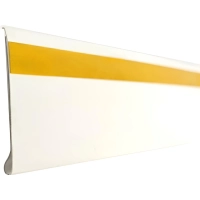 Ценникодержатель полочный DBR39 1250мм, белый 50 шт/уп