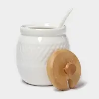 Чайный сервиз на подставке BellaTenero, 15 предметов: чайник 850 мл, 6 кружек 70 мл, сахарница с ложкой 300 мл, молочник 250 мл, 6 блюдец, фарфор, белый