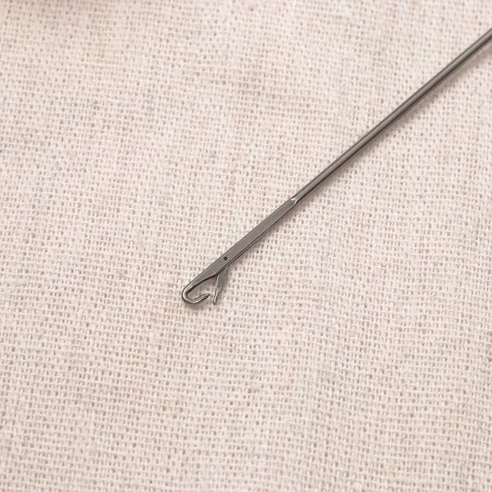 Игла для выворачивания руликов, поясов, кулисок, 17.5&times;2.2 см