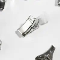 Зажим для штор для потолочного карниза, d=10&times;30 мм, 20 шт., цвет серебряный/белый