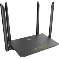 Маршрутизатор беспроводной D-Link DIR-820/RU/A1A AC1200 10/100BASE-TX черны