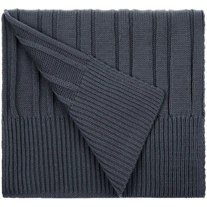 Шарф Knit Beat, серый (графит)