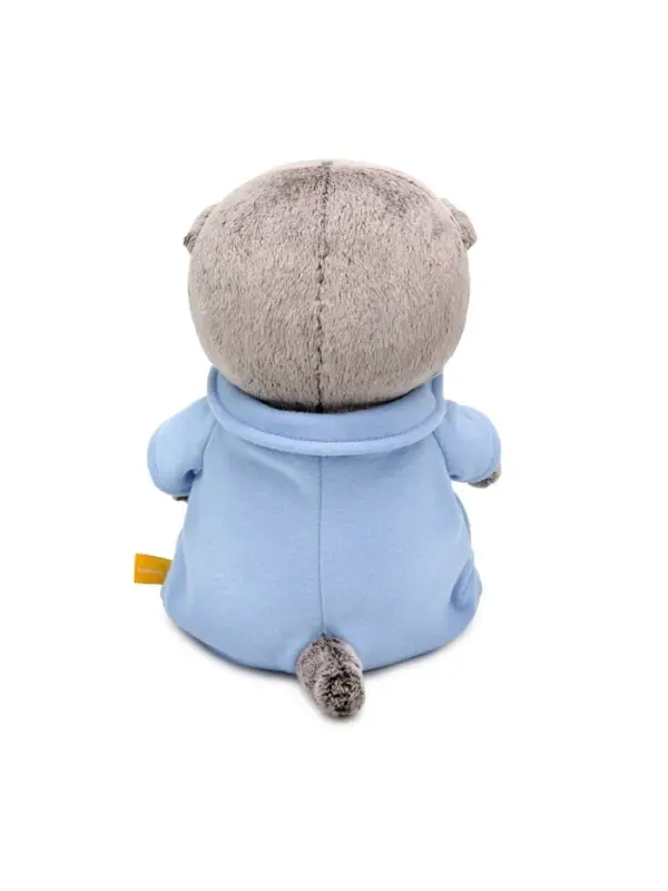 Мягкая игрушка &laquo;Кот Басик BABY&raquo; в голубом комбинезоне с сердечком, 20 см