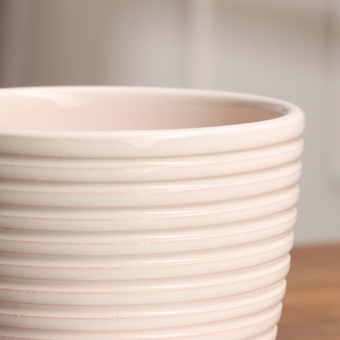 Горшок цветочный Спираль белый крокус №1, 0,7 л, d - 11,7 см Горшок цветочный Спираль белый крокус №1, 0,7 л, d - 11,7 см