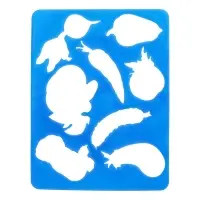 Трафарет - раскраска Calligrata, набор, 6 штук, для девочек