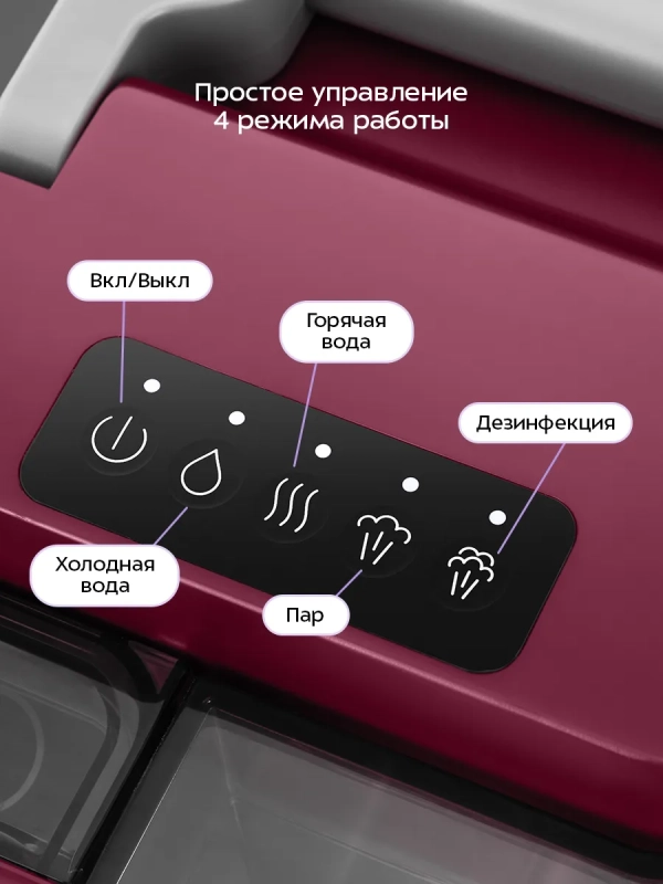 Паровой моющий пылесос КТ-5587 - 1700 Вт