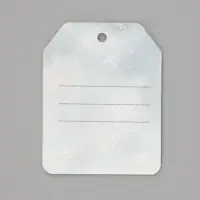 Шильдик новогодний на подарок &laquo;С Новым годом!&raquo;, 6 шт., 5&times;6.5 см, голубой, бирюзовый