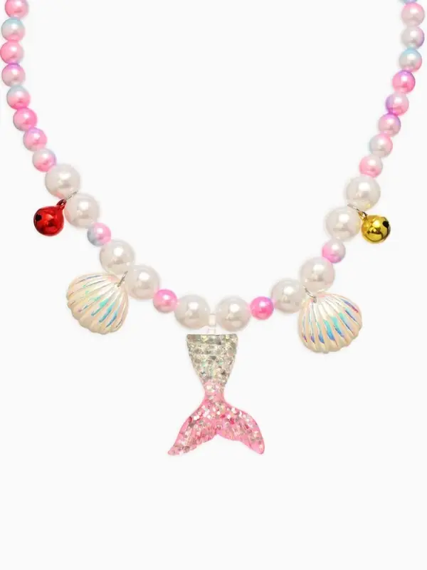 Набор детский «Выбражулька» русалочка, 4 пред :клипсы, кольцо, браслет, бусы, бело-розовый 1087536 Набор детский «Выбражулька» русалочка, 4 пред :клипсы, кольцо, браслет, бусы, бело-розовый 1087536