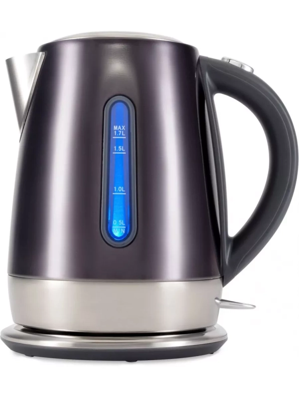 Чайник HYK-S7777 1,7л 2200Вт графит (металл) Чайник HYK-S7777 1,7л 2200Вт графит (металл)