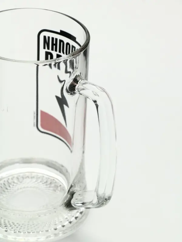 Кружка стеклянная пивная &laquo;Пополни заряд&raquo;, 500 мл