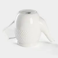 Чайный сервиз на подставке BellaTenero, 15 предметов: чайник 850 мл, 6 кружек 70 мл, сахарница с ложкой 300 мл, молочник 250 мл, 6 блюдец, фарфор, белый