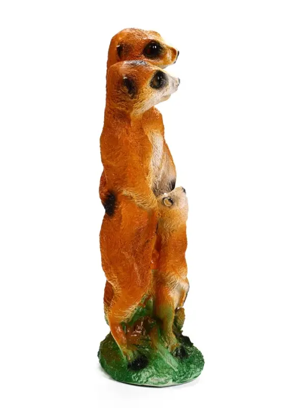 Садовая фигура из гипса &laquo;Семья сурикатов&raquo;, 35&times;11&times;9 см