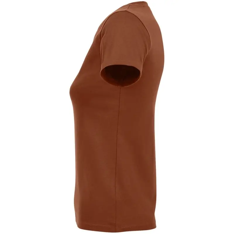 Футболка женская Regent Fit Women, коричневая (терракотовая), размер S