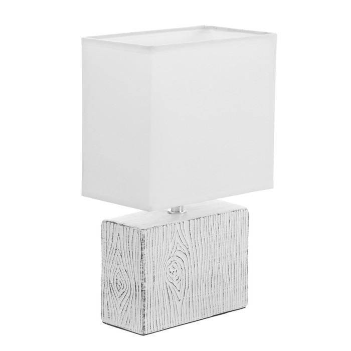 Настольная лампа Настольная лампа "Норма" Е14 40Вт белый 17,5х10,5х28,5 см RISALUX