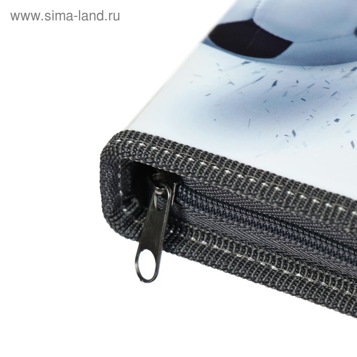 Пенал 1 секция 115 х 205 х 30 мм, Calligrata Пенал 1 секция 115 х 205 х 30 мм, Calligrata "Крутой футболист", ламинированный картон