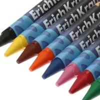 Восковые мелки 8 цветов, ErichKrause Kids Space Animals, трёхгранные