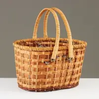 Корзина плетеная &laquo;Пикник&raquo;, 20&times;33&times;18/33, ротанг