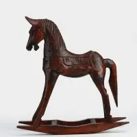 Сувенир интерьерный &laquo;Лошадка-качалка&raquo;, 42&times;12&times;43 см, дерево, коричневый