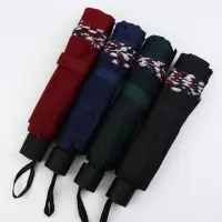 Зонт механический &laquo;Алистер&raquo;, 4 сложения, 10 спиц, R=52/60 см, d=104 см, МИКС