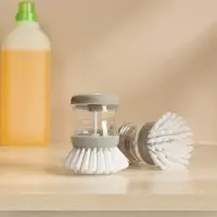 VETTA Щетка для посуды с мыльницей и дозатором, пластик, 8см