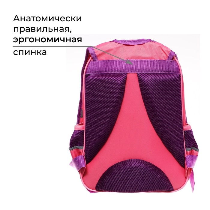 Рюкзак школьный, 37 х 26 х 13 см, эргономичная спинка, Calligrata ОРТ  Рюкзак школьный, 37 х 26 х 13 см, эргономичная спинка, Calligrata ОРТ "Аниме подружки"