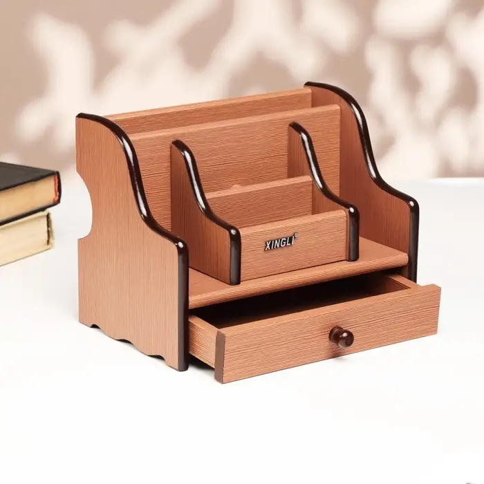 Органайзер 6 секций, с выдвижным ящиком, 21&times;15&times;13 см