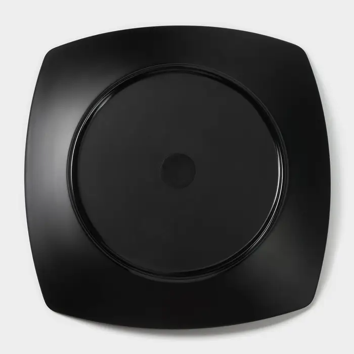 Блюдо сервировочное &laquo;Красный Восток&raquo;, 27.5&times;3.5 см, пластик, чёрное