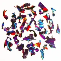 Пазл деревянный фигурный Puzzle &laquo;Огненная гонка&raquo;, 63 элементов