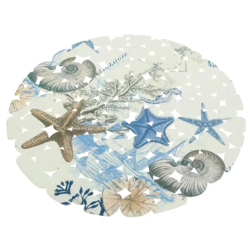 Коврик в раковину противоскользящий тм VETTA Яркий, d28см, ПВХ