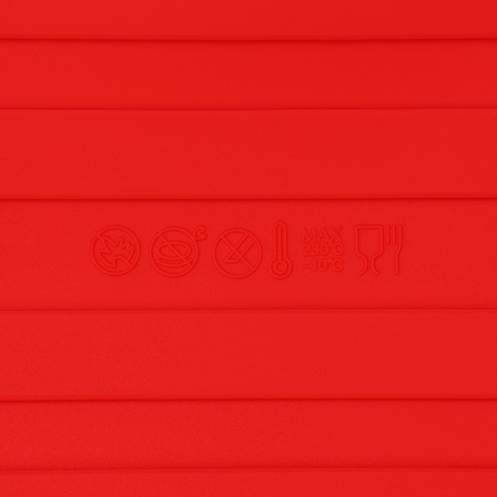 Форма для выпечки Доляна «Хлеб», силикон, 25,5×13×5 см, внут.размер 20,5×11 см, цвет красный Форма для выпечки Доляна «Хлеб», силикон, 25,5×13×5 см, внут.размер 20,5×11 см, цвет красный