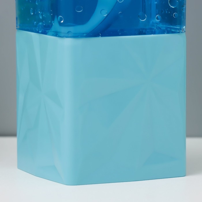 Лава-лампа Лава-лампа "Дельфин" LED от батареек, аквариум 3хАА USB синий 7,5х7,5х23см RISALUX