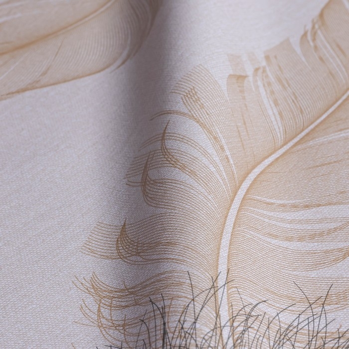 Клеёнка на стол «Перья», на тканиевой основе, рулон 20 метров, ширина 137 см, толщина 0,25 мм Клеёнка на стол «Перья», на тканиевой основе, рулон 20 метров, ширина 137 см, толщина 0,25 мм