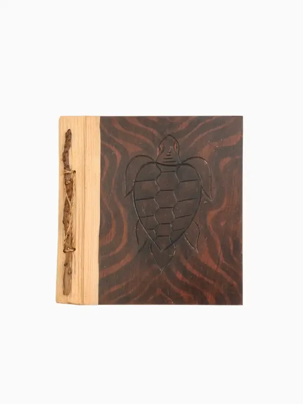 Фотоальбом &laquo;Черепаха&raquo;, 10 листов, 19&times;19&times;2 см, коричневый