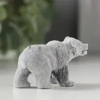 Сувенир "Медведь бурый" 3 (2 вида), 3,7см