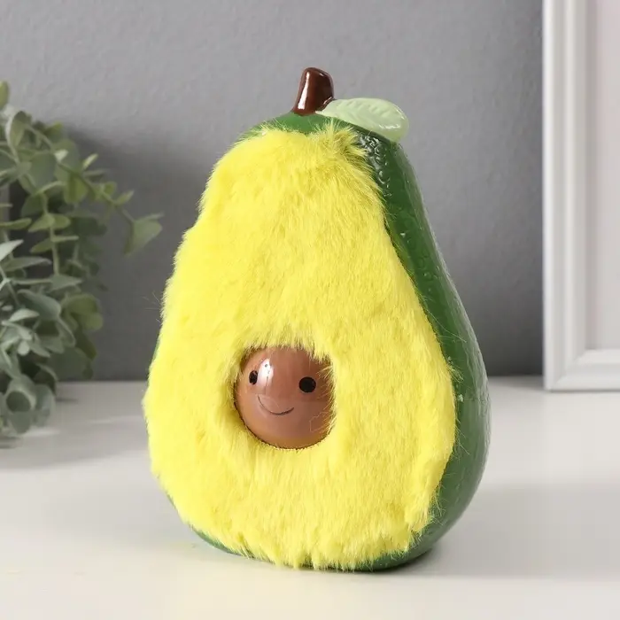 Копилка для денег &laquo;Пушистое авокадо&raquo;, керамика, 9.2&times;12.5&times;16.7 см